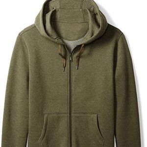 Amazon Essentials Men's Full-Zip Hoodie Green